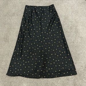 Abercrombie & Fitch Midi Silk Skirt